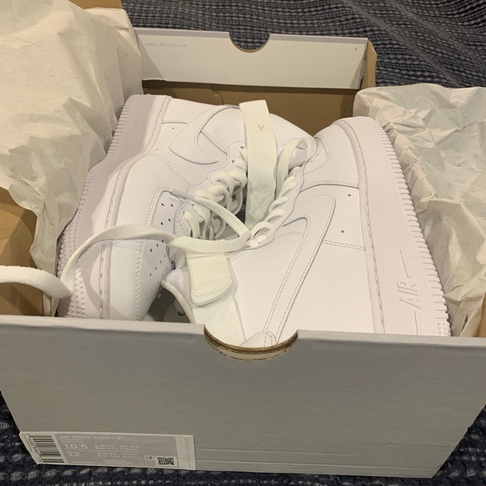 Nike Air Force One, men’s size 10 1/2, new in box, never worn
